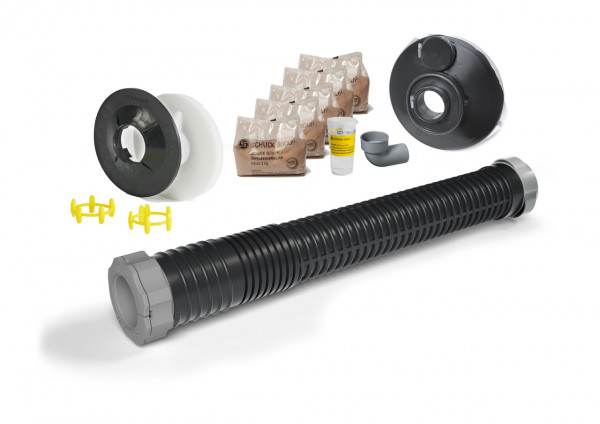 Schuck 1-Spartenhauseinführung für unterkellerte Gebäude (Strom oder Wasser) 