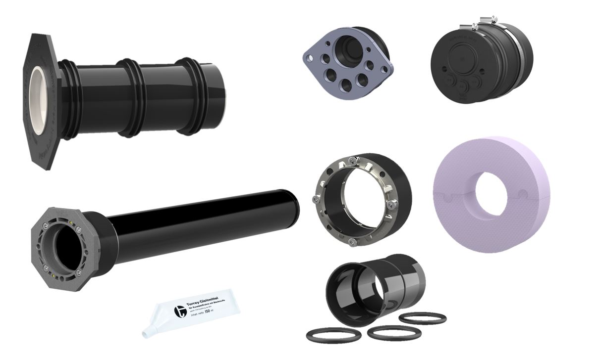 Hauff Hauseinführung für unterkellerte Gebäude (Strom & TK)