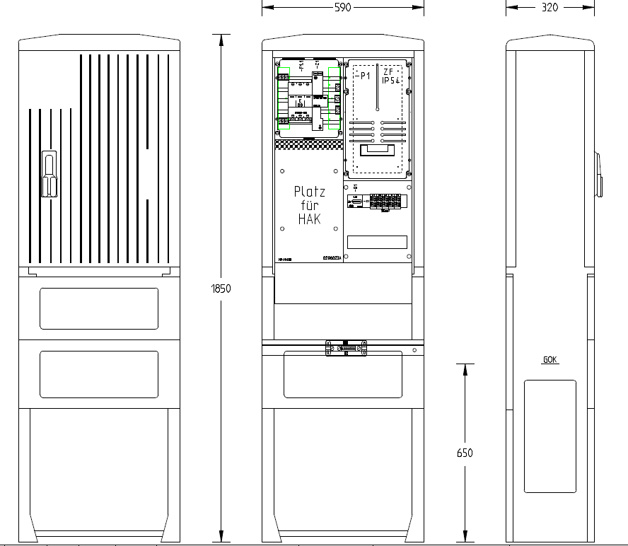 UESA ZAS Bezug 1 Zähler bis 80A
