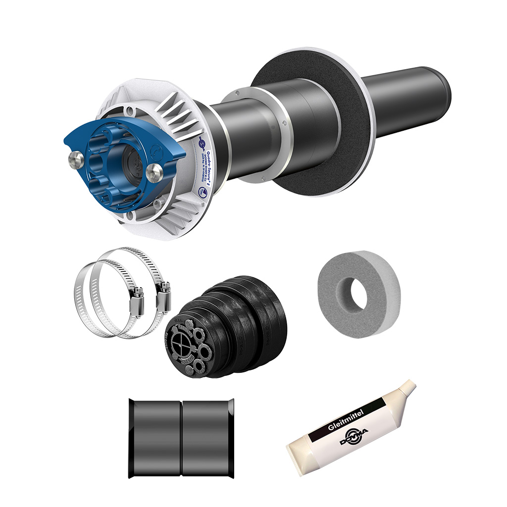 DOYMA 1-Spartenhauseinführung für unterkellerte Gebäude (Strom oder Wasser & TK) 