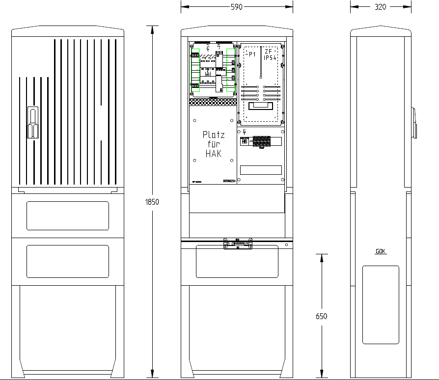 UESA ZAS Bezug 1 Zähler bis 63A